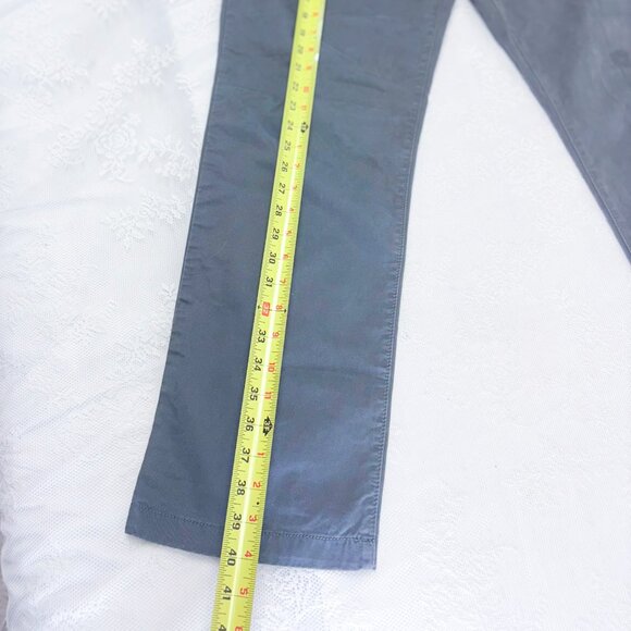 Men's GAP Pants Lived In Straight Shadow Gray Cotton Khaki Semi-Casual Jean - Picture 10 of 11